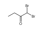 1,1-dibromo-butan-2-one结构式