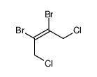 2,3-dibromo-1,4-dichlorobut-2-ene结构式