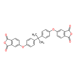 4,4'-(4,4'-Isopropylidenediphenoxy)diphthalic Anhydride Structure