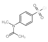 4-(acetyl-methyl-amino)benzenesulfonyl chloride Structure