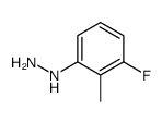 3-氟-2-甲基-苯基肼结构式