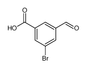 3-溴-5-甲酰基苯甲酸结构式