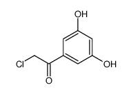 2-chloro-1-(3,5-dihydroxyphenyl)ethanone structure