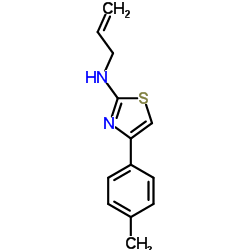 N-Allyl-4-(4-methylphenyl)-1,3-thiazol-2-amine Structure