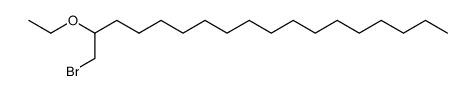 2-ethoxy-1-bromo-octadecane Structure