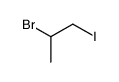 2-bromo-1-iodopropane Structure