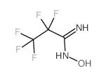 2,2,3,3,3-pentafluoro-N-hydroxy-propanimidamide结构式