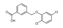 3-[(2,5-Dichlorophenoxy)methyl]benzoic acid Structure