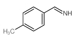 Benzenemethanimine,4-methyl- structure