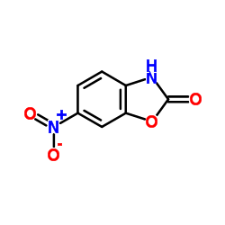 6-硝基苯并恶唑-2-酮结构式