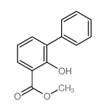 2-羟基-3-苯基苯甲酸甲酯结构式