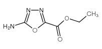 5-氨基-1,3,4-噁二唑-2-羧酸乙酯结构式