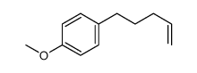 1-methoxy-4-pent-4-enylbenzene结构式