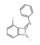 chloro-(3-iodo-2-phenyldiazenylphenyl)mercury结构式
