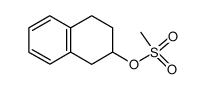 1,2,3,4-tetrahydronaphthalen-2-yl methanesulfonate Structure