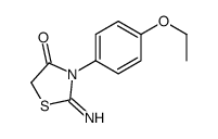 3-(4-ethoxyphenyl)-2-imino-1,3-thiazolidin-4-one Structure