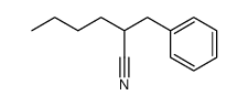 2-benzyl-hexanenitrile Structure