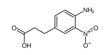 3-硝基-4-氨基苯丙酸结构式