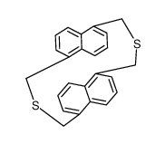 2,13-Dithia[3,3](1,5)naphthalinophan结构式