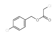 Acetic acid, 2-chloro-,(4-chlorophenyl)methyl ester Structure