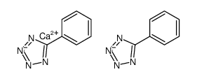 5-苯基-1H-四氮杂茂钙盐结构式