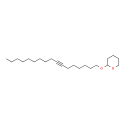 2-(7-Heptadecynyloxy)tetrahydro-2H-pyran结构式