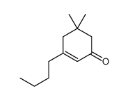 3-butyl-5,5-dimethylcyclohex-2-en-1-one Structure