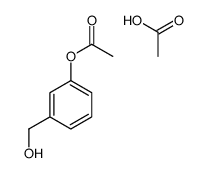 acetic acid,[3-(hydroxymethyl)phenyl] acetate结构式