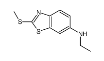 6-Benzothiazolamine,N-ethyl-2-(methylthio)-(9CI)结构式