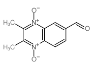 6-Quinoxalinecarboxaldehyde,2,3-dimethyl-, 1,4-dioxide结构式