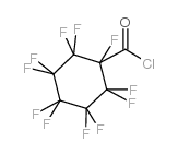 1,2,2,3,3,4,4,5,5,6,6-undecafluorocyclohexane-1-carbonyl chloride Structure