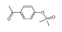 4-acetylphenyl dimethylphosphinate结构式