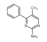 5-甲基-4-苯基嘧啶-2-胺结构式
