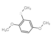 1,4-二甲氧基-2-甲基硫代苯结构式