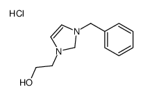 2-(3-benzyl-1,2-dihydroimidazol-1-ium-1-yl)ethanol,chloride结构式