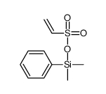 [dimethyl(phenyl)silyl] ethenesulfonate Structure
