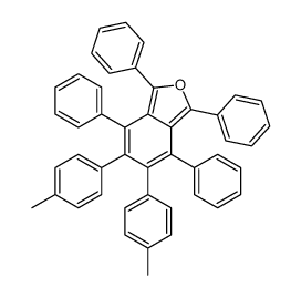 5,6-bis(4-methylphenyl)-1,3,4,7-tetraphenyl-2-benzofuran结构式