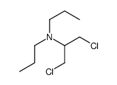 1,3-dichloro-N,N-dipropylpropan-2-amine Structure