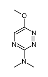 6-methoxy-N,N-dimethyl-1,2,4-triazin-3-amine Structure