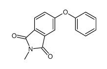 2-methyl-5-phenoxyisoindole-1,3-dione结构式