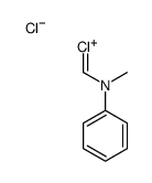 chloromethylidene-methyl-phenylazanium,chloride Structure