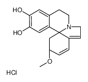 (2R)-2-methoxy-2,6,8,9-tetrahydro-1H-indolo[7a,1-a]isoquinoline-11,12-diol,hydrochloride结构式