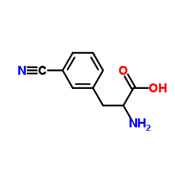 H-DL-Phe(3-CN)-OH structure