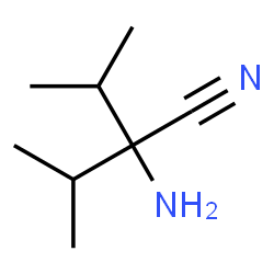 2-Amino-2-isopropyl-3-methylbutyronitrile Structure