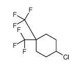 4-chloro-1,1-bis(trifluoromethyl)cyclohexane Structure