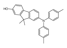9,9-dimethyl-7-(4-methyl-N-(4-methylphenyl)anilino)fluoren-2-ol Structure