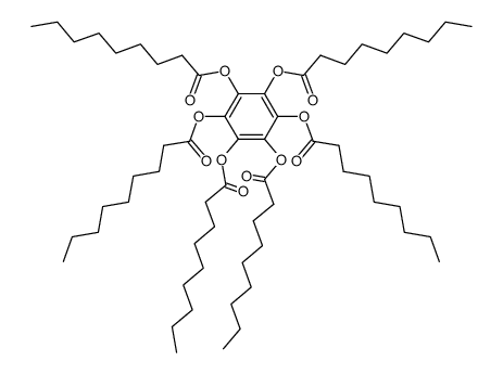 Hexakis(nonanoyloxy)benzene结构式