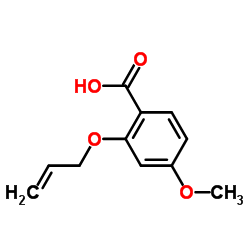 2-(Allyloxy)-4-methoxybenzoic acid Structure