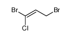 1,3-dibromo-1-chloroprop-1-ene Structure