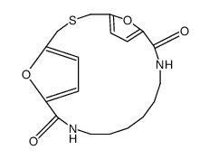 22,23-Dioxa-3-thia-10,17-diazatricyclo[17.2.1.15,8]tricosa-5,7,19,21(1)-tetrene-9,18-dione Structure